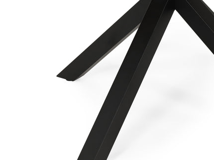 Outdoor Dining Table - Teak / Black