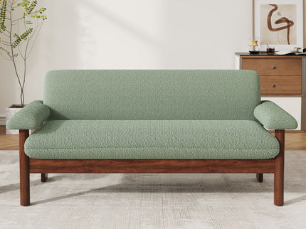Loveseat Sofa 2 Seater Couch With Armrest Pillows