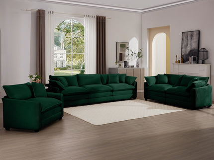 Elegant Oversized Sectional Sofa Set With Deep Seats And Flexible Layout