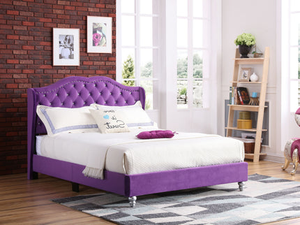 Upholstered Bed Transitional