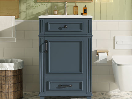 Bathroom Vanity With Sink, Drawer & Soft Closing Door