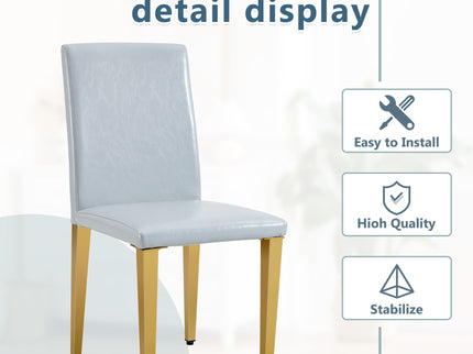 Modern Dining Chairs With Metal Legs