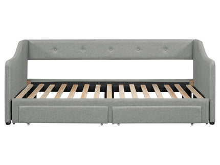 Upholstered Daybed With 2 Drawers