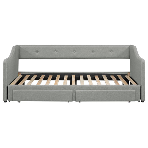 Upholstered Daybed With 2 Drawers
