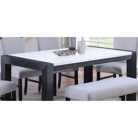 Dining Table - Charcoal / White / Charcoal