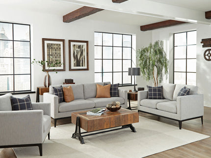 Montauk - Upholstered Sofa With Reversible Cushions - Light Gray