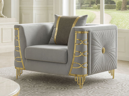 Contessa - Accent Chair - Gray