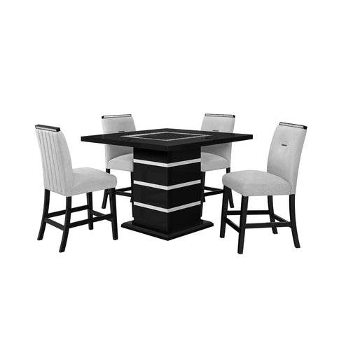 Ariya - Bar Stools (Set of 2) - Black / Gray
