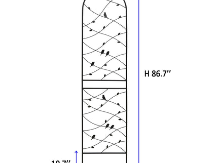 Garden Rustproof Trellis For Climbing Plants