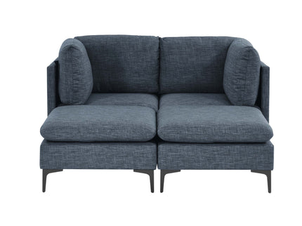 Upholstered Modular Sectional & Tall Legs