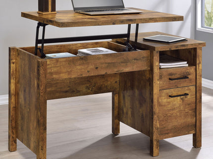 Chicolm - Lift Top Office Desk - Rustic