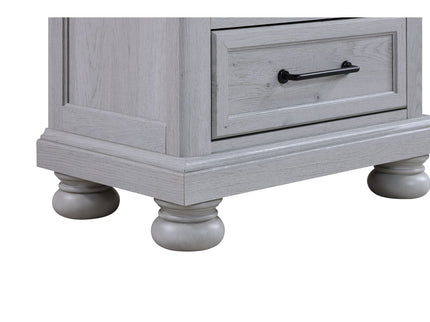 2 Drawer Nightstand With USB Charging Station