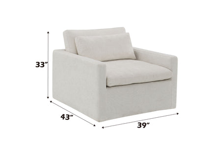 Naveen - Swivel Chair With 1 Toss Pillow