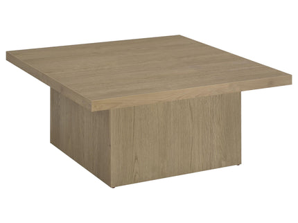 Eldridge - Coffee Table Set With Chunky Square Tops