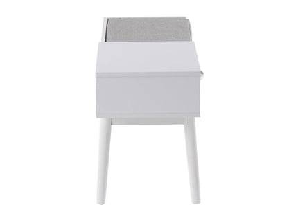Telephone Contemporary Bench With Pull Out Drawer