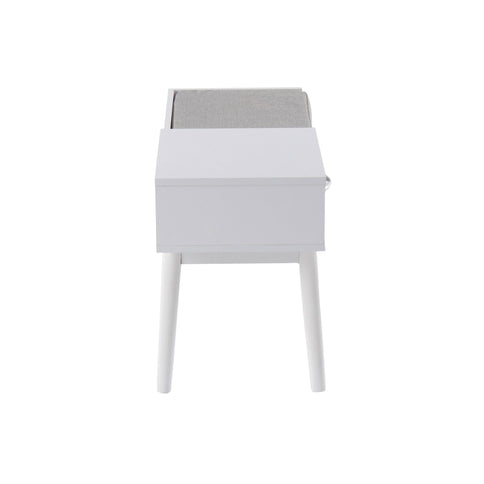 Telephone Contemporary Bench With Pull Out Drawer