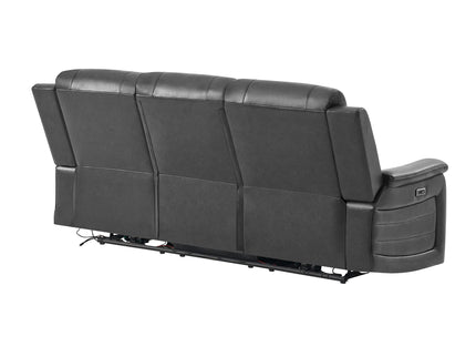 Ian - Power Reclining Sofa With LED & Global Surround System - Charcoal