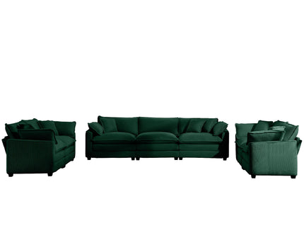 Elegant Oversized Sectional Sofa Set With Deep Seats And Flexible Layout