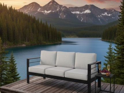 All-Weather Patio Sofa & Cushions, 3 Seat Outdoor Couch