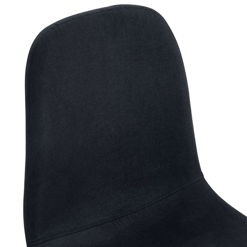 Modern Medieval Style Cushioned Side Chairs Set With Metal Legs For Kitchens