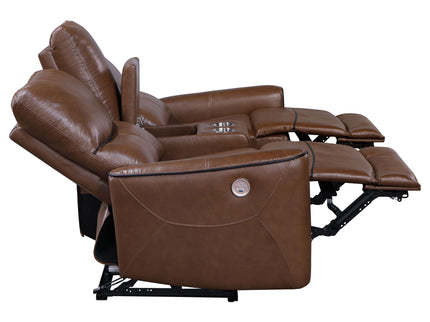 Denson - Power Reclining Loveseat With Console And USB Port