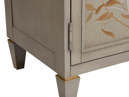 Dauphin - Handpainted Entryway Storage Cabinet - Gray Cashmere
