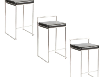 Fuji - Elegant Design Contemporary Stackable Counter Stool