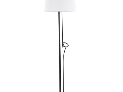Shadow Contemporary Floor Lamp - Black / White