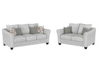 Gray / 2 Pc. Sofa, Loveseat