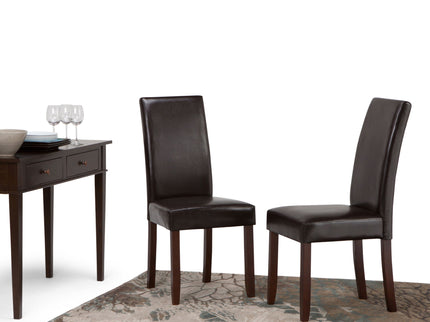 Acadian - Parson Dining Chair (Set of 2) - Tanners Brown