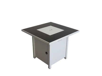 Fire Pit With Powder Coated And Top - White