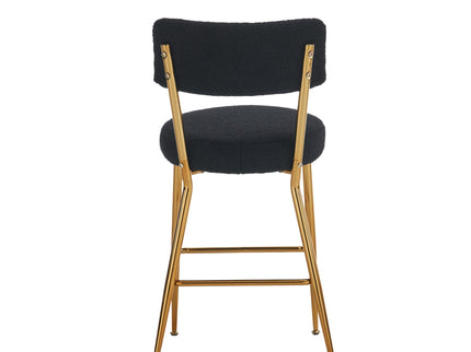 Modern Teddy Fabric Upholstered Bar Stools