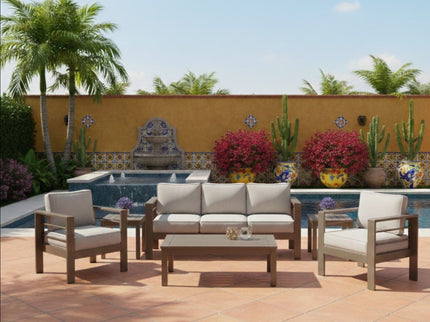 Outdoor Patio Set All-Weather & Thick Cushions