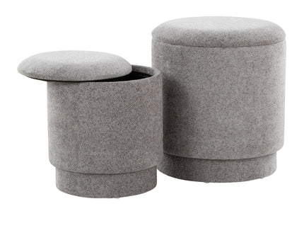 Marla - Upholste Contemporary Ottoman Set