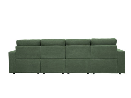 Sectional With 2 Ottomans