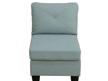 Modular L - Shaped Sectional Sofa 6 Seater 4 Piece, Couch With Chaise - Green