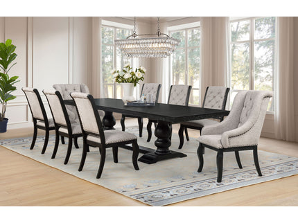 Kinzler - Arm Chair (Set of 2) - Tan / Black