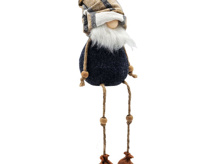 3 Pieces Fall Thanksgiving Gnomes Decorations, Harvest Festival Table Home Ornaments For Holiday Party Gifts - Blue / Brown