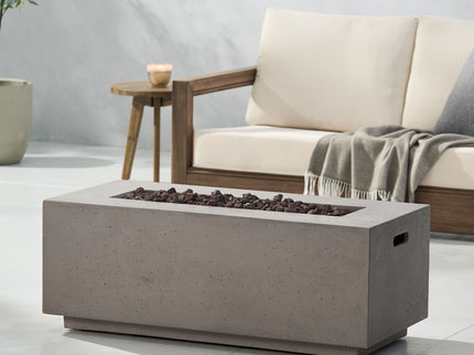 Contemporary Outdoor 40, 000 Btu Propane Fire Pit