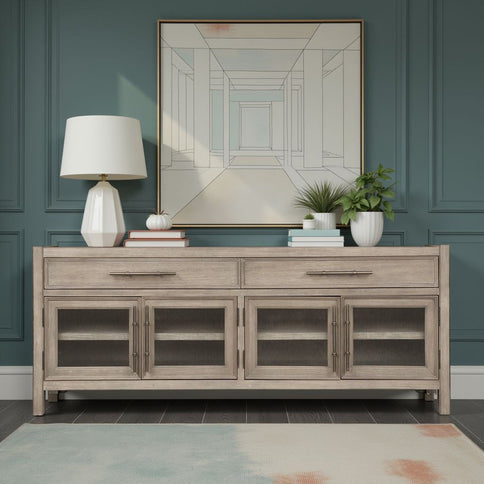 Cypress Lane - TV Stand Console - White Oak