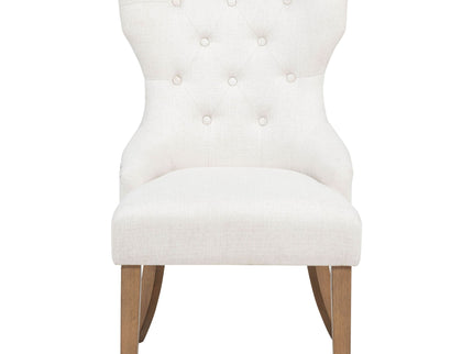Tufted Dining Chair With Button Tufting And Nailhead Trim