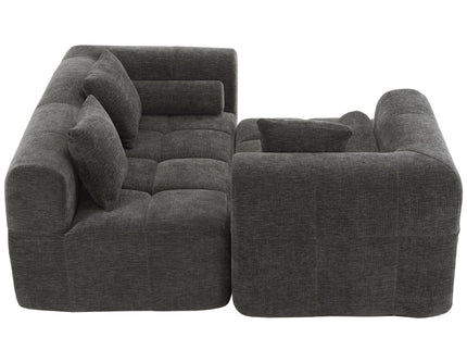 Sectional Free Combined Sofa With 2 Side Pockets