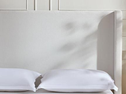 Harper - Tall Headboard Upholstered Bed / High Headboard / Elegant Simplicity / No Box Spring Needed