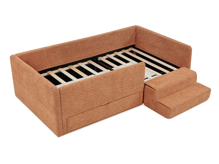 Safe Kids Bed With Guardrails And Storage