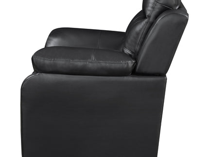 Eaton - Padded Sofa With Tufted Design - Black