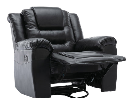 360° Swivel And Rocking Home Theater Recliner Manual Recliner Chair With Wide Armrest For Living Room