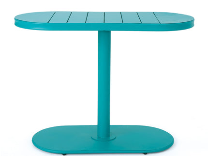 3 Piece Elegant Outdoor Bistro Set With 2 Chairs And Oval Table