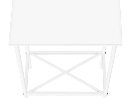 Accent Side Table, Narrow, Small, 2 Tier, Contemporary & Modern