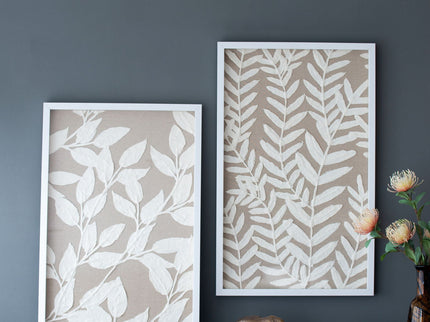 Shadow Box Wall Decor (Set of 2) - White