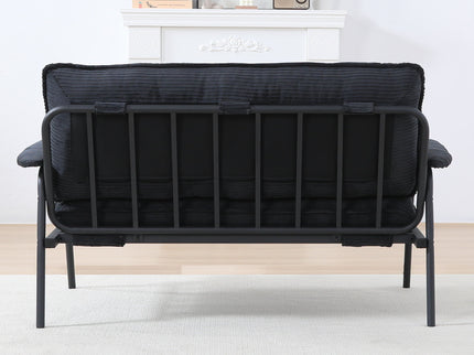Modern Metal Frame Sofa With Sponge Filling For Compact Spaces And Versatile Use